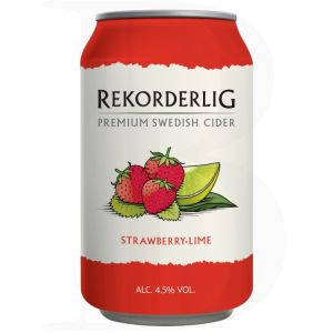 Rekorderlig Strawberry-Lime mit Pfand 24x0,33l
