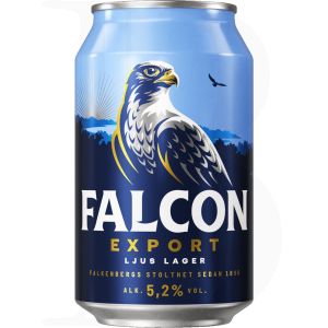 Falcon Export Ljus Lager mit Pfand 24x0,33l