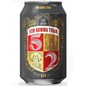 Fem komma tvåan mit Pfand 24 x 0,33l