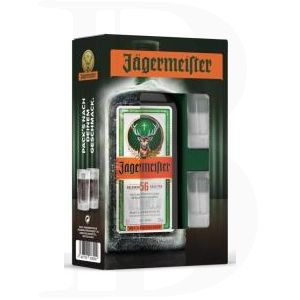 Jägermeister 0,7l mit 2 Shotgläser